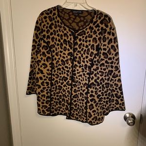 Jones New York Leopard print jacket